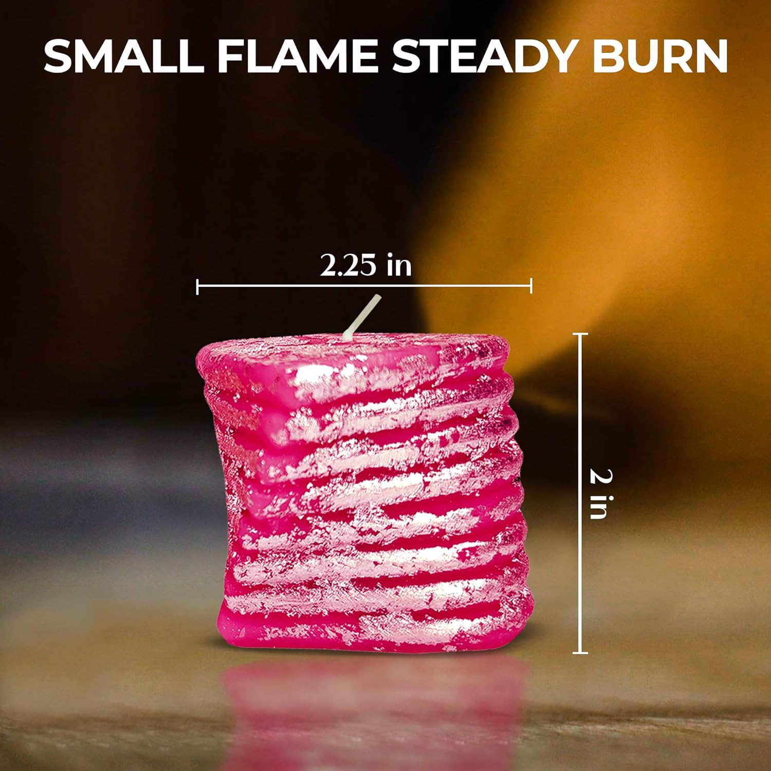 2-Pack Heart-Shaped Foil Scented Candles – Gold & Silver Finish – Jasmine Citrus & Lavender Aromas – Romantic Gift for Valentine’s, Wedding, Home Décor Its Tayyab's