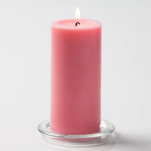 Piller Candle 3.5 inch tall 1 PC - Lovely Candles - Candles For Home Decor - Candles For Mehndi Wedding - Beautiful Candles Gift