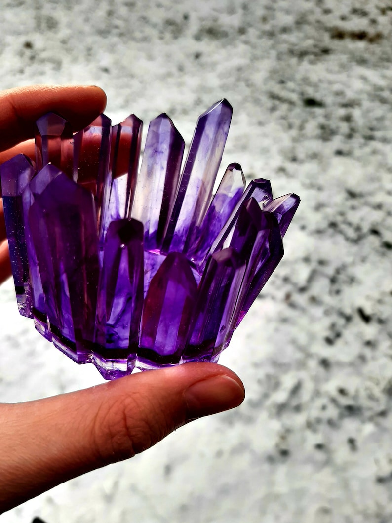 Resin Crystal LED Candle Holders Tea Candle Holder Resin Crystal Tea Light Holder Resin Home Décor Candle Holder