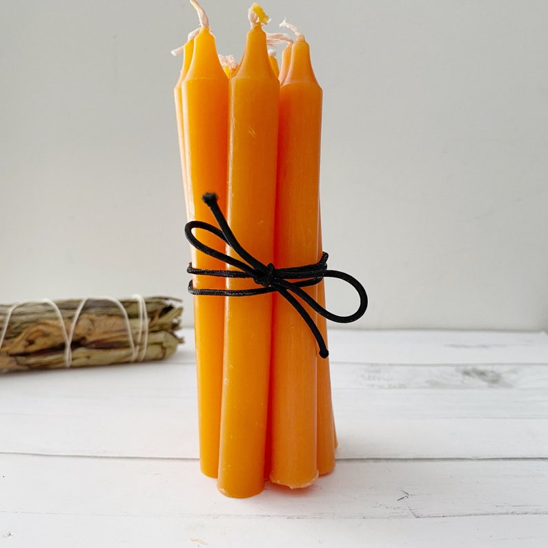Pack of 10 Colorful 6 Inch scented Dinner Stick Candles for Home, Parties, and Events