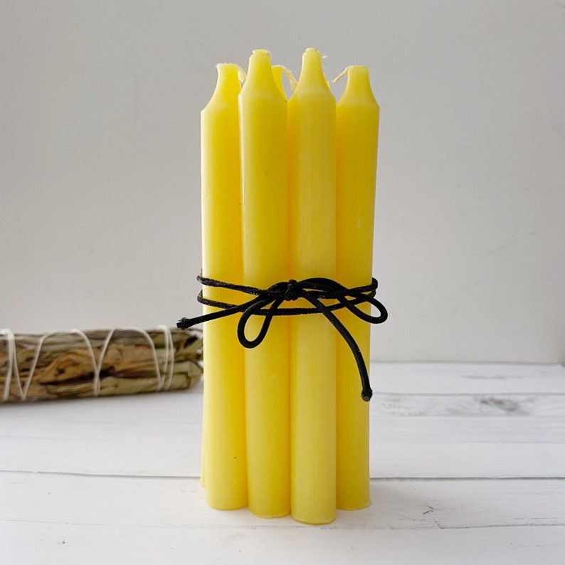 Pack of 10 Colorful 6 Inch scented Dinner Stick Candles for Home, Parties, and Events