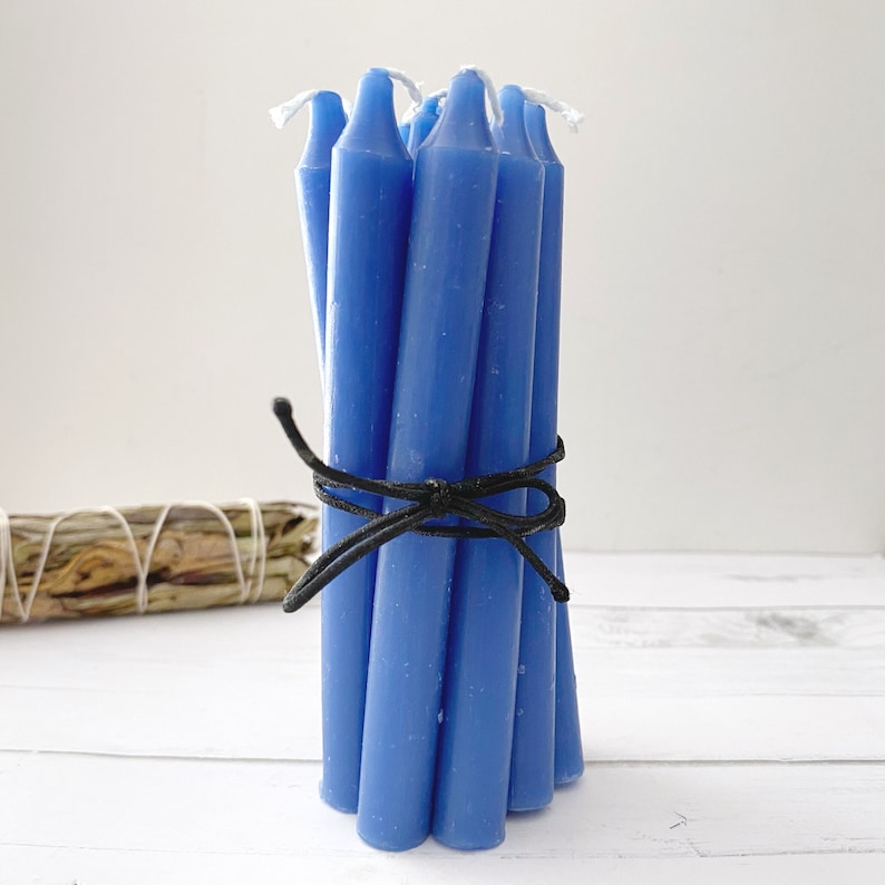 Pack of 10 Colorful 6 Inch scented Dinner Stick Candles for Home, Parties, and Events