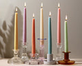 Perfect Pastel Taper Candles- Pack of 6 - Dinner Candles - Pillar Candles - Tall Candles - Modern Candles