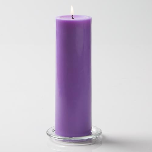 6-inch Pillar Candle - Paraffin Wax, Cotton Wick, Home Décor and Gift