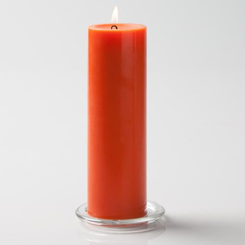 6-inch Pillar Candle - Paraffin Wax, Cotton Wick, Home Décor and Gift